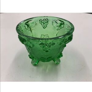 VTG Jeanette Glass Footed Candy Bowl